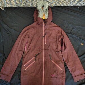 Oakley Women's Ski Jacket Burgundy